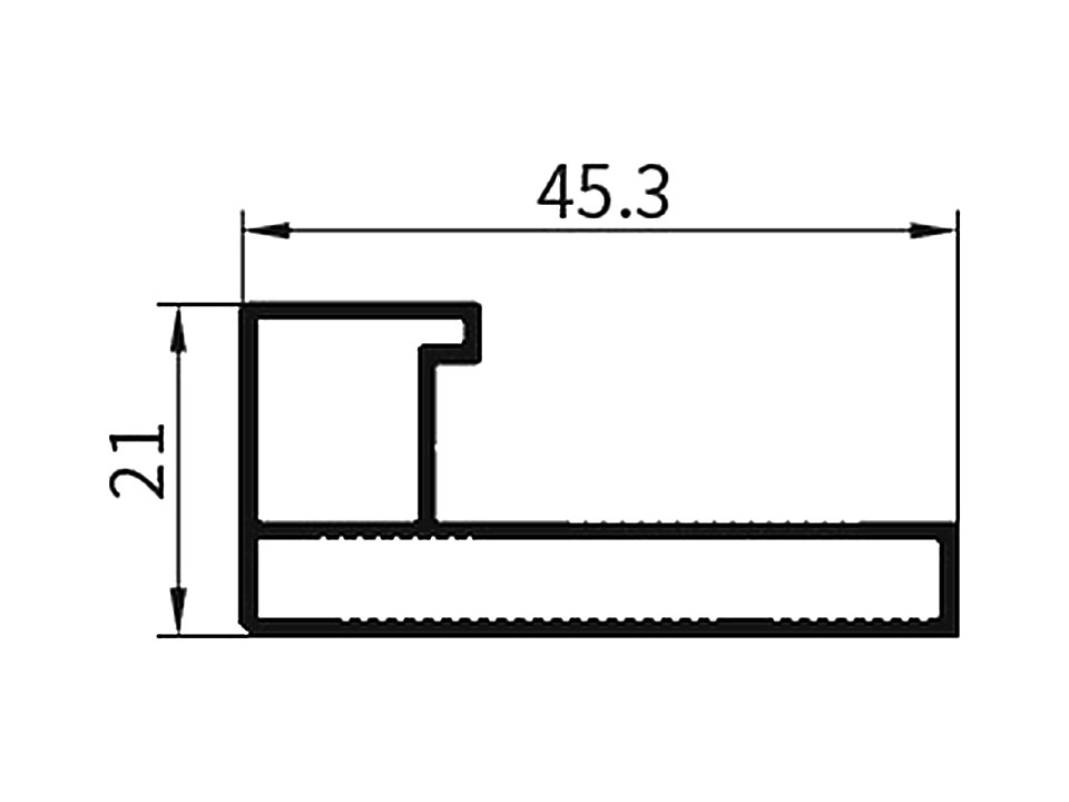 KR-07 — Каркасная рамка, модель 15, плита 10 мм, сечение, размеры в мм