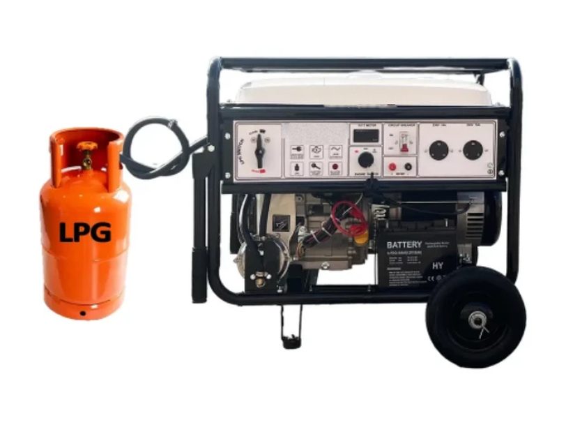 GE-11000 — 9 кВт · открытая рама, три топлива, открытая рама серии GE: рама с газовым баллоном
