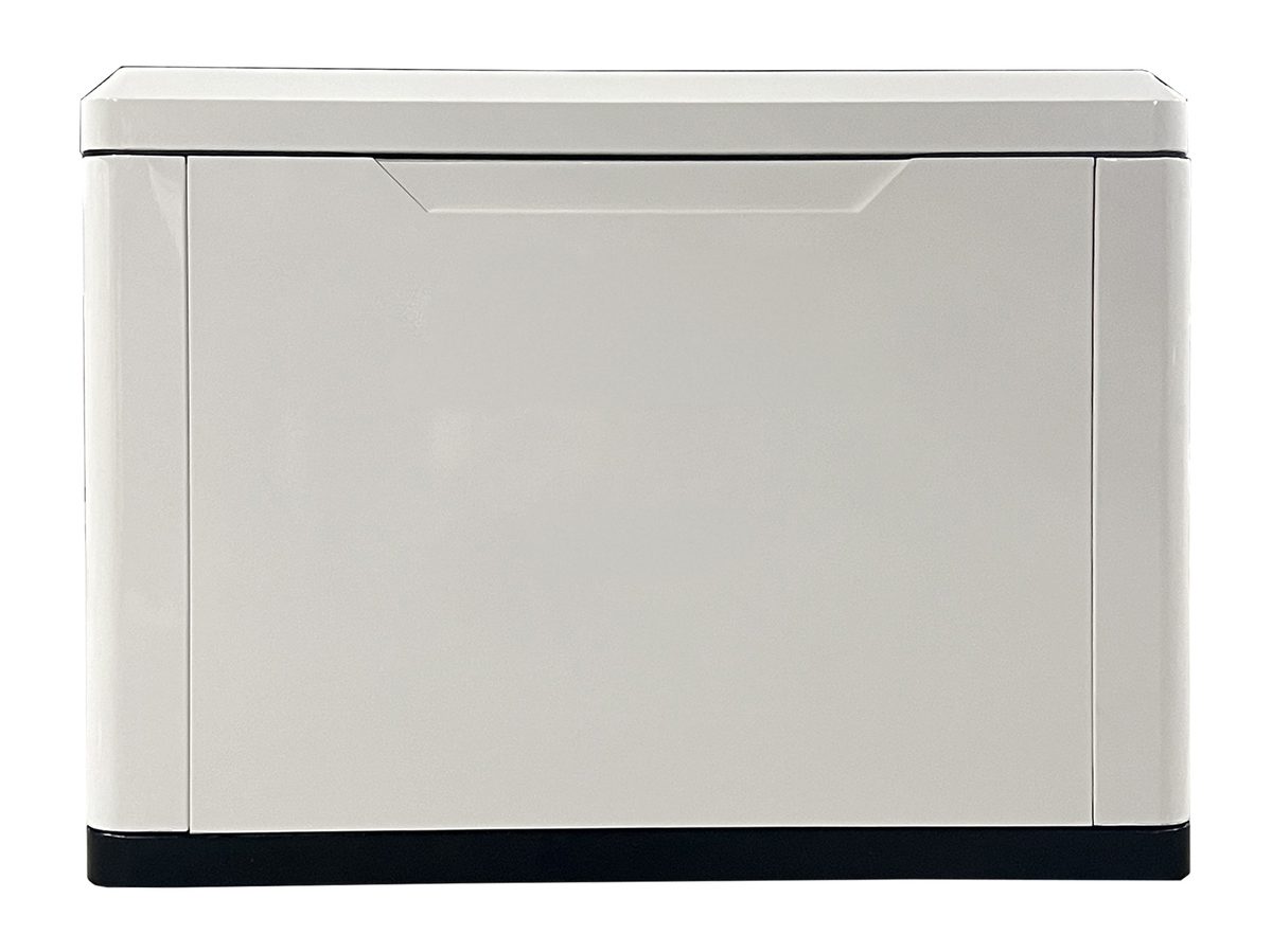 GK-17T — 17 кВт · кожух, три топлива, 3 фазы, кожух серии GK: вид спереди, белый фон