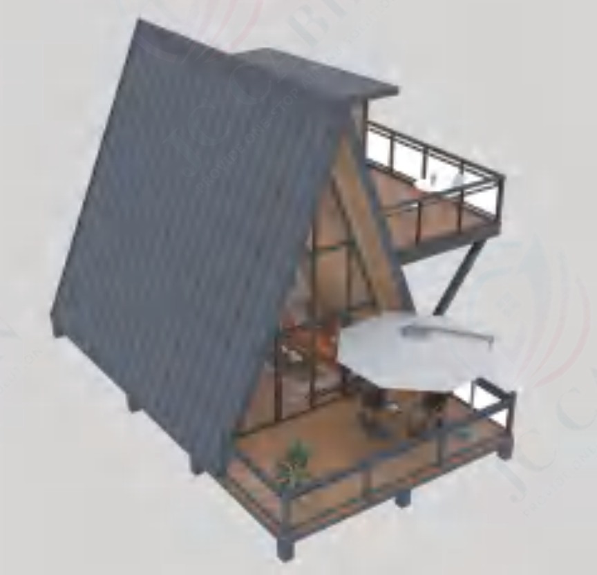 A4 — A-frame «шалаш»