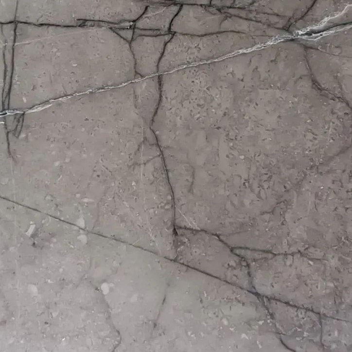 Gray Spider — Серый мрамор с тёмной паутиной
