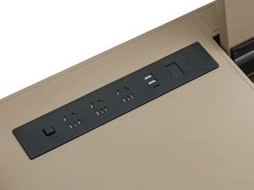 DS-6609 — Туалетный столик с тумбой, блок розеток в столешнице