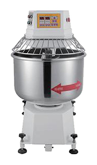 KA-DM — двухмоторные спиральные тестомесы на 50, 75 и 100 кг муки, тестомес с защитной сеткой