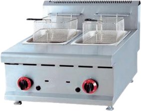 GH-58 — настольные газовые плита, жаровня, гриль, лапшеварка, мармит, фритюр, настольный фритюр на 2 ванны