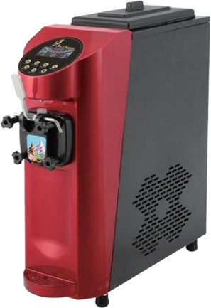 KG-S12 — мини-машины для мягкого мороженого и миксер для коктейлей, модель L16E, красный корпус