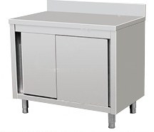 KZ-DH — столы с раздвижными дверцами, стол с раздвижными дверцами и бортом