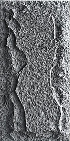 PU-001-BK-X: Грибовидный камень, графитово-чёрный