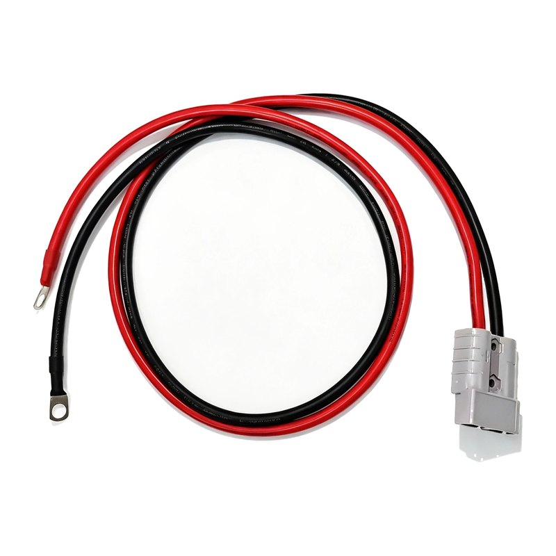 Кабель с разъёмом Anderson 50 А и наконечниками, 8 AWG — длина 1 м