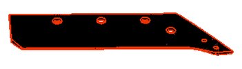 SSP-350WSE — Детали корпусов: отвалы, прутки, лемеха