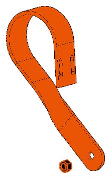 025030 — Детали дисковых борон: стойки, наконечники