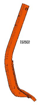 232502 — Детали корпусов: лемеха, полевые доски, крепёж