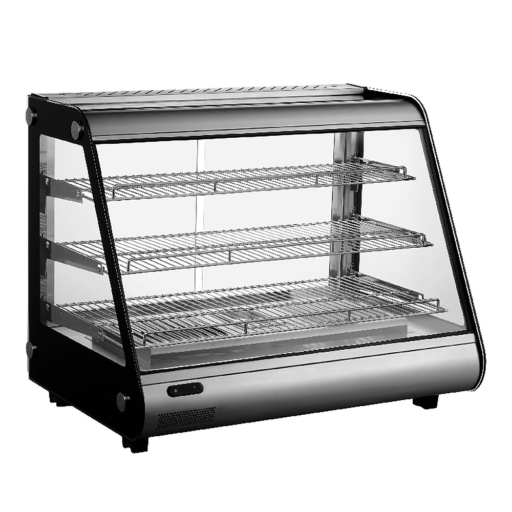 TV-130L-1 — настольная тепловая витрина с задней раздвижной дверью, 130 л