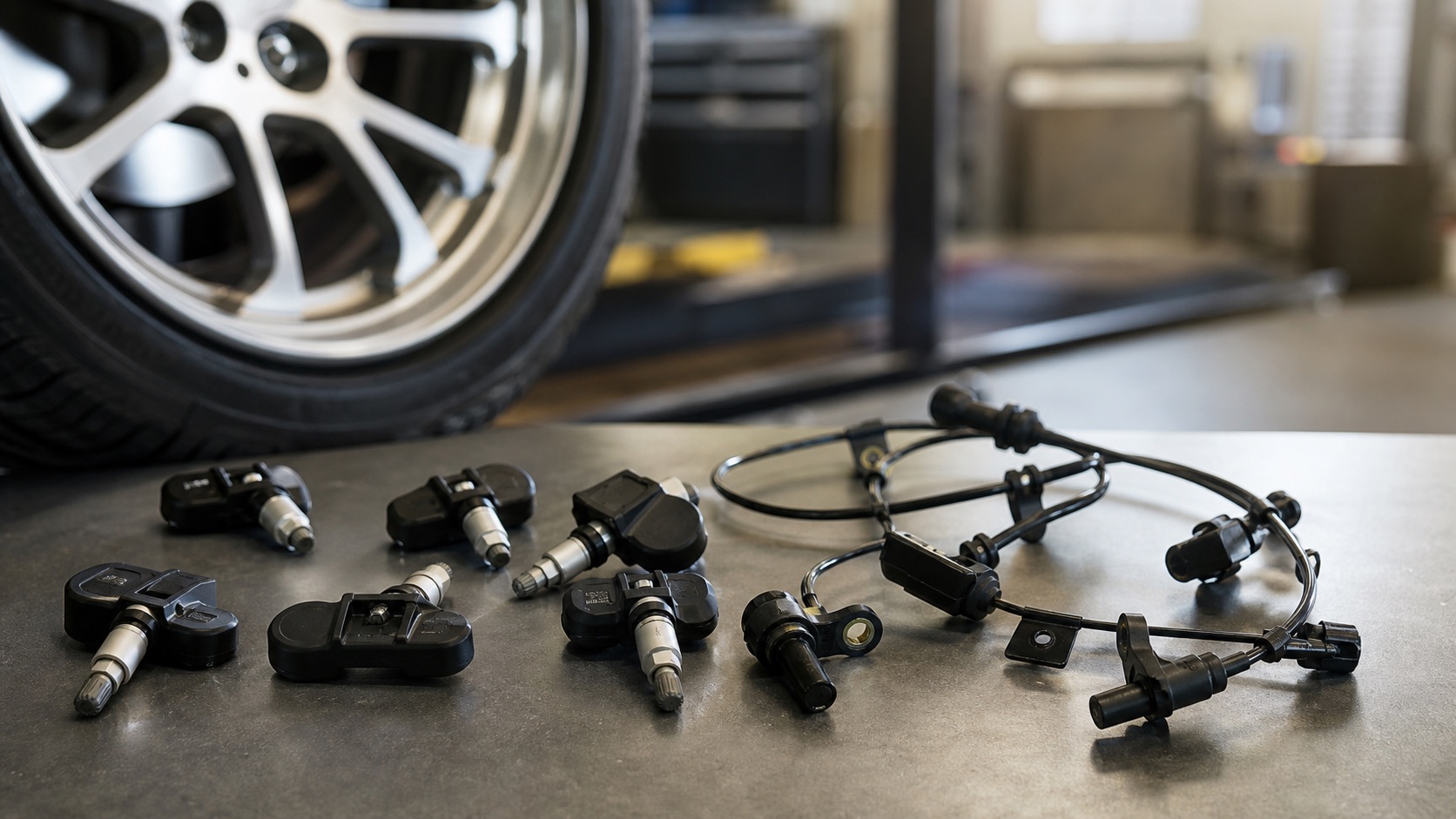 Датчики TPMS и ABS
