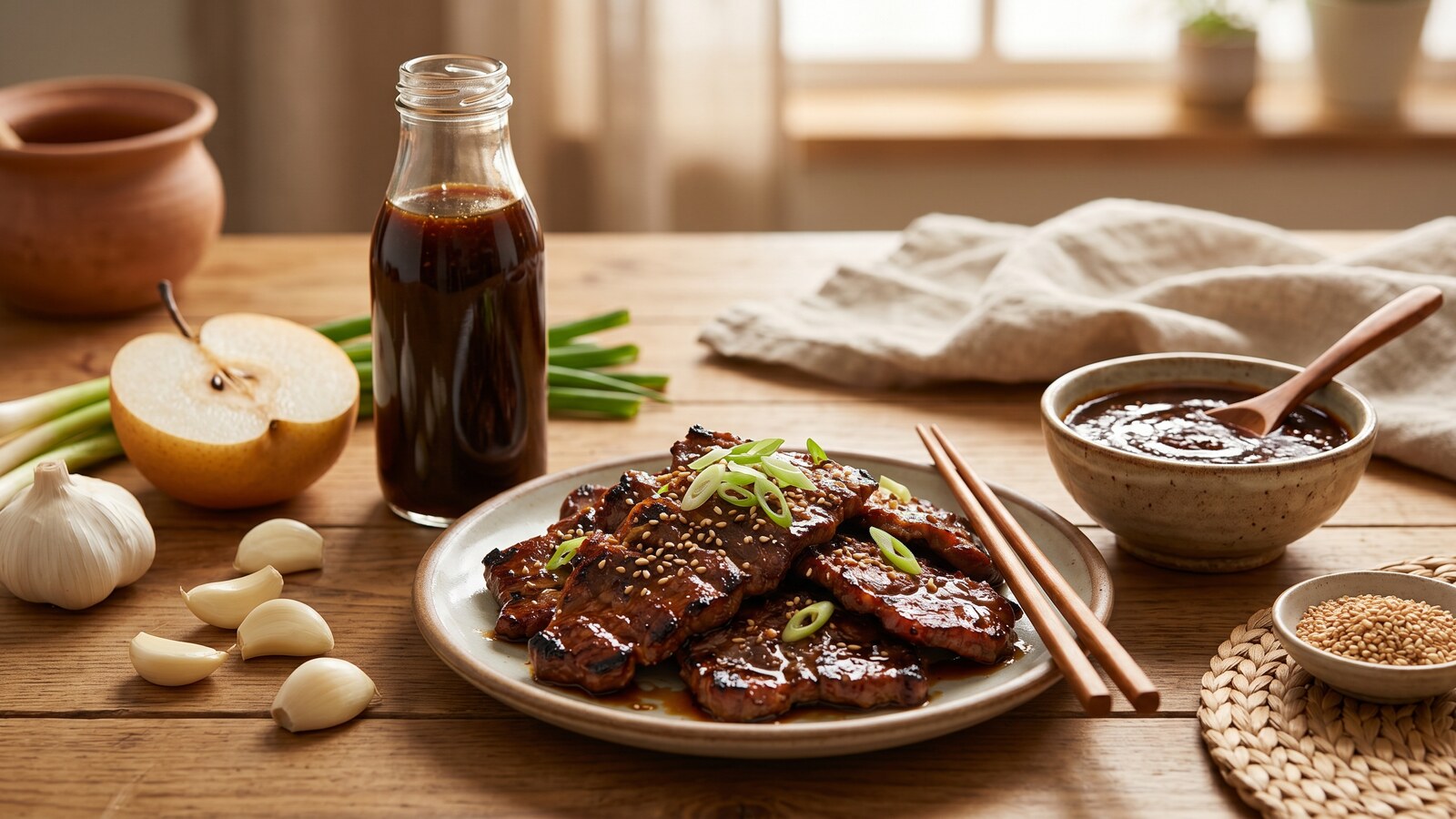 CJ Beksul Beef Bulgogi: соус-маринад бульгоги для говядины