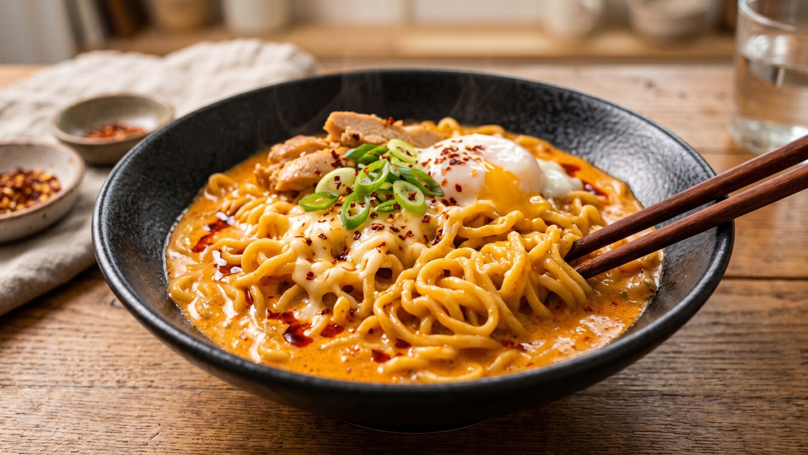 Лапша SamYang Carbo Buldak: острый рамён карбонара