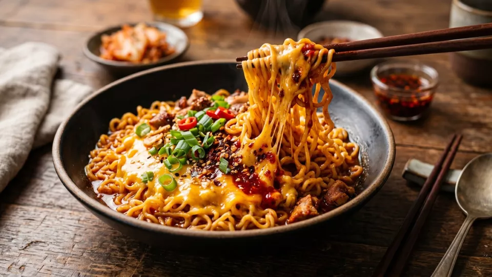 Корейская лапша Samyang Buldak сыр: гид по острому раменю