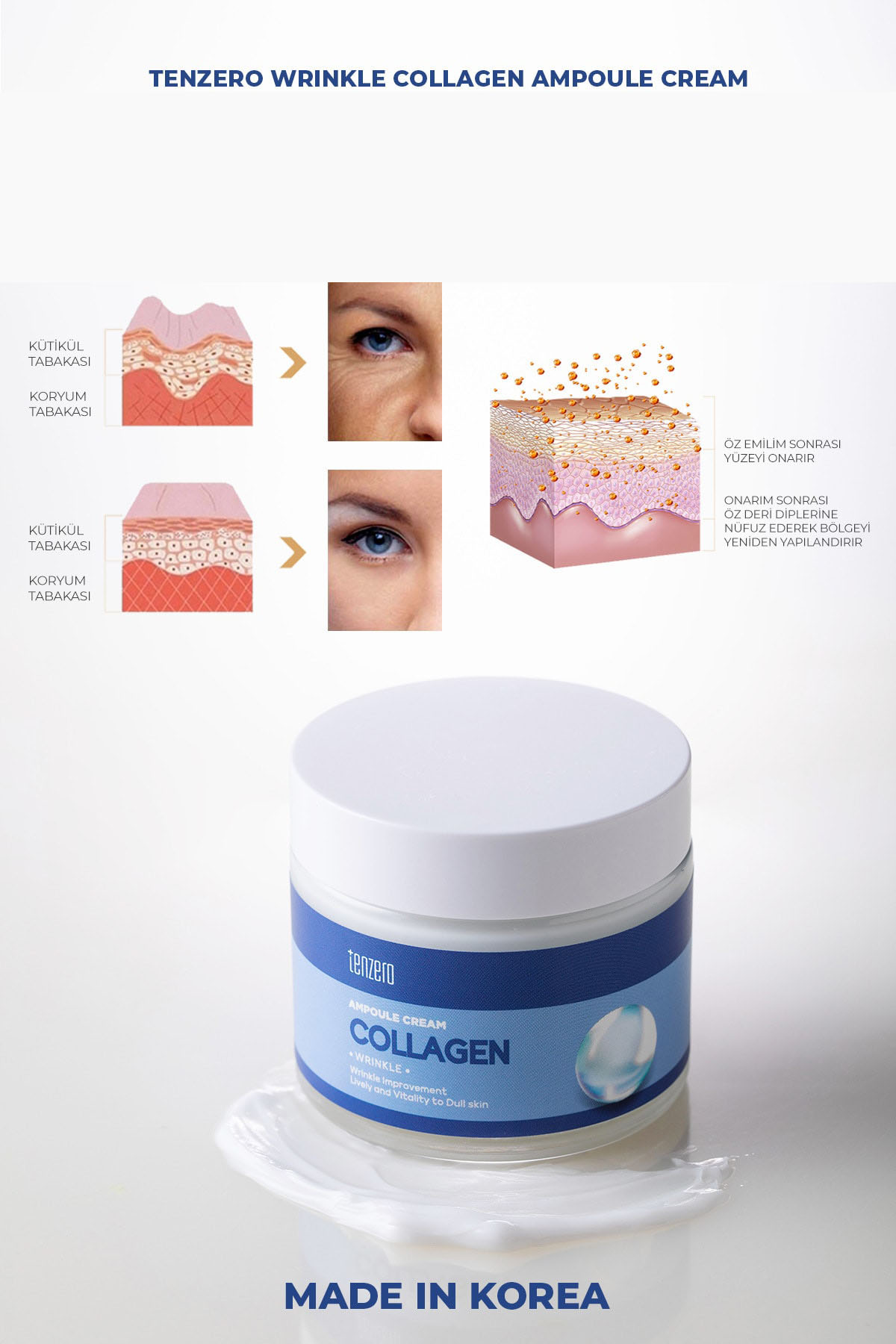 Tenzero Ampoule Cream Ампульный крем против морщин, 70гр. по цене 491
