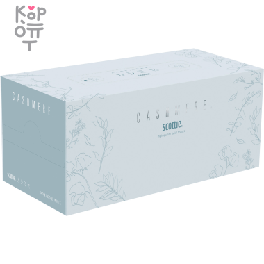 Scottie Cashmere Tissue - Кашемировые двухслойные бумажные салфетки 220шт.  — Корейские товары для всей семьи(КорОпт)