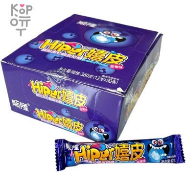 Кислая леденцовая карамель Hiper Sour Candy - Жутко кислые конфеты со вкусом Голубики &mdash; Корейские товары для всей семьи(КорОпт)