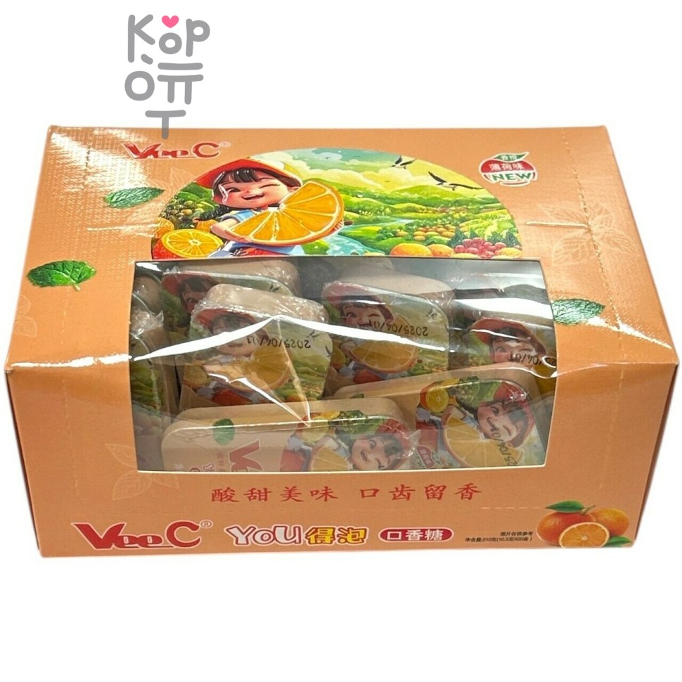 Драже Vee C - Холодок с витамином С и вкусом Апельсина
