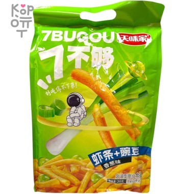 Чипсы в Гигантской упаковке Space - Знакомство с Азией, Астронавты на орбите с чипсами со вкусом зеленого лука, 260гр. — Корейские товары для всей семьи(КорОпт)