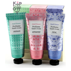 Medi Flower Perfume Three Stories Hand Cream Set - Набор парфюмированных кремов для рук 80 г × 3 шт