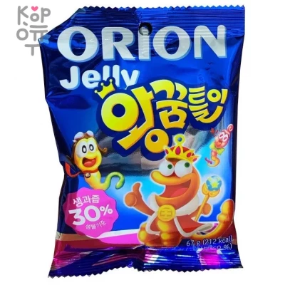 Orion King Jelly - Мармеладные конфеты в форме червячков, 67 г