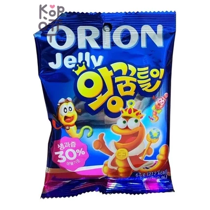 Orion King Jelly - Мармеладные конфеты в форме червячков, 67 г