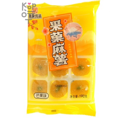 Моти Ветка Сакуры Shenghaoyoupin Mochi со вкусом Манго, 180гр.