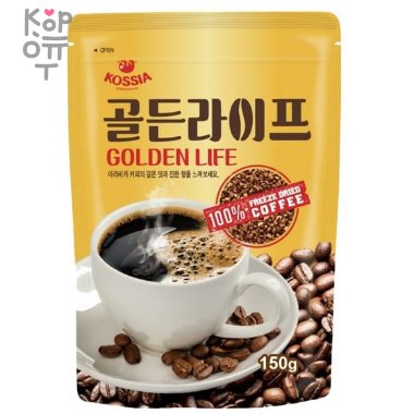 Kossia Golden Life Coffee - Сублимированный кофе — Корейские товары для всей семьи(КорОпт)