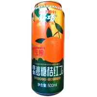 Haoqiao Sihui Power Juice Soda (с низким содержанием сахара) - Газированный напиток со вкусом Мандарина, 500мл.