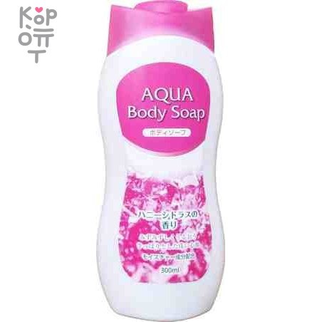 NAGARA AQUA Увлажняющее мыло для тела (гель для душа) с цитрусово-медовым ароматом 300мл., купить с доставкой на дом фото 1 — Корейские товары для всей семьи(КорОпт)