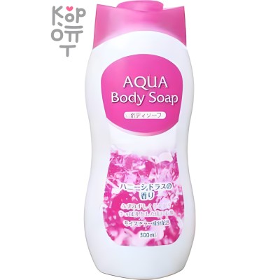 NAGARA AQUA Увлажняющее мыло для тела (гель для душа) с цитрусово-медовым ароматом 300мл.