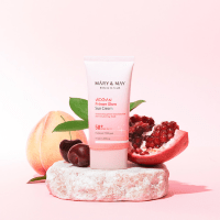 Mary&May Vegan Primer Glow Sun Cream SPF50+ PA++++ - Солнцезащитный крем-праймер для сияния кожи 50мл.
