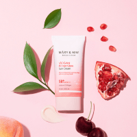 Mary&May Vegan Primer Glow Sun Cream SPF50+ PA++++ - Солнцезащитный крем-праймер для сияния кожи 50мл.