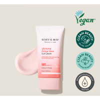 Mary&May Vegan Primer Glow Sun Cream SPF50+ PA++++ - Солнцезащитный крем-праймер для сияния кожи 50мл.