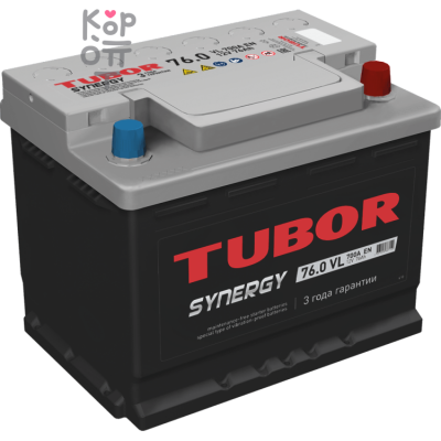 Аккумулятор TUBOR SYNERGY 6CT-76.0 VL