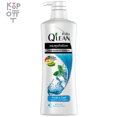 LION Q^Lean &quot;Fresh and Cool&quot; -  Шампунь против перхоти  &quot;Свежесть и прохлада&quot;. — Корейские товары для всей семьи(КорОпт)