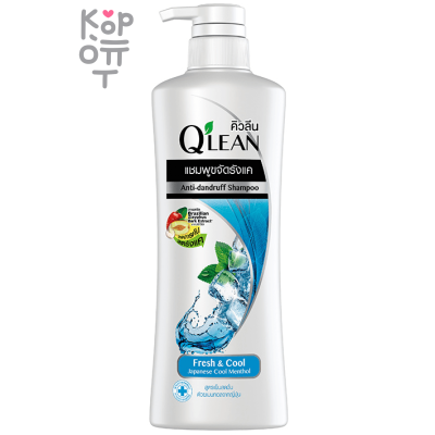 LION Q^Lean "Fresh and Cool" -  Шампунь против перхоти  "Свежесть и прохлада".