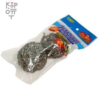 Металлическая губка, 2 губки по 30 г — Корейские товары для всей семьи(КорОпт)