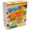 Yuwa Oishii Fruit Green Juice W Active Enzyme - Концентрат для приготовления безалкогольных напитков "Аодзиру с фруктами" (ананас ,апельсин) 3гр.*20п., купить с доставкой на дом фото 2 — Корейские товары для всей семьи(КорОпт)