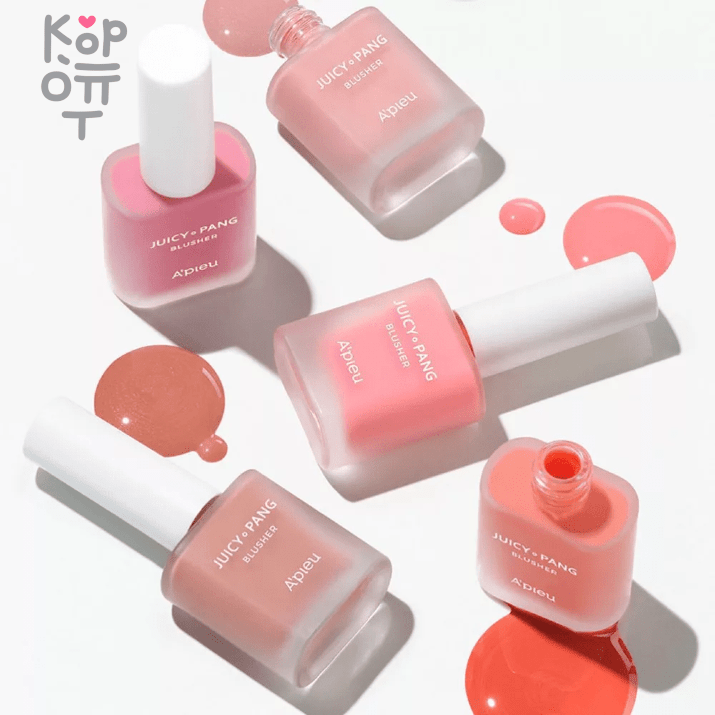 A&#039;pieu Juicy-Pang Water Blusher - Жидкие румяна для лица 9гр., купить с доставкой на дом Жидкие румяна похожи на лак для ногтей, но это кремовые корейские румяна, придающие коже прозрачную и сочную текстуру так они красиво и нежно смотрятся. Наносите румяна на хорошо увлажненное лицо и не жалейте пигмента. Потом вобьете пальчиками и получите очень легкий и красивый оттенок. 