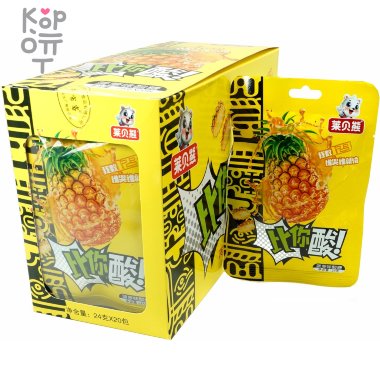 Кислый мармелад Dushike Sour Liebe Bear - досчитай до 3-х со вкусом Ананаса &mdash; Корейские товары для всей семьи(КорОпт)
