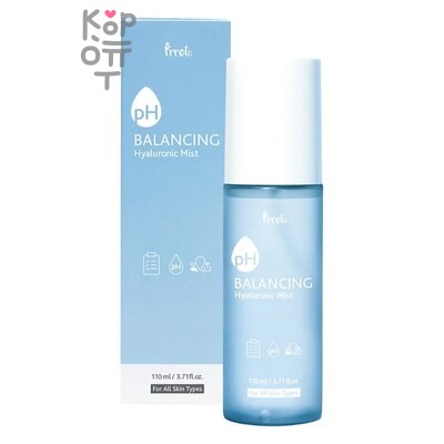 Prreti Mist pH Balancing Hyaluronic - Мист для лица балансирующий с гиалуроном 110 мл