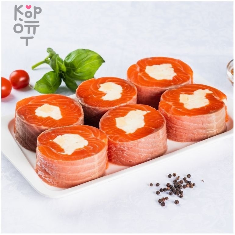 Рулетики из форели с сыром моцарелла 2шт. ~ 600гр., замороженные, купить с доставкой на дом фото 1 &mdash; Корейские товары для всей семьи(КорОпт)