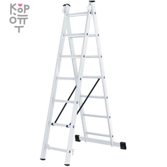 Лестница алюминиевая ВИХРЬ ЛА 2х7, купить с доставкой на дом фото 1 &mdash; Корейские товары для всей семьи(КорОпт)