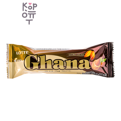 Lotte Ghana Almond Choco Bar - Шоколадный батончик с миндалем 43гр