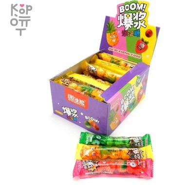 Жевательная резинка Boom сэндвич со вкусом Клубники, Ананаса и Арбуза, 20гр. — Корейские товары для всей семьи(КорОпт)