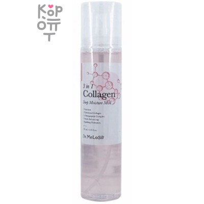 Dr.Meloso 3in1 Collagen Deep Moisture Mist - Увлажняющий мист для лица с коллагеном, 125мл.