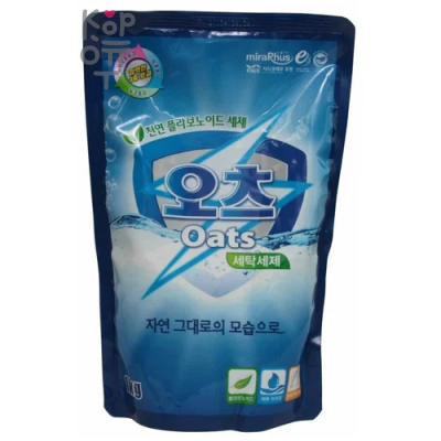 Oats Powder Detergent - Гипоаллергенный экологически чистый стиральный порошок 1кг.